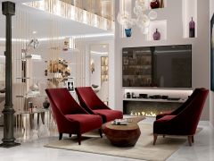  arredo artigianale su misura villa all'estero di Manufactory Design