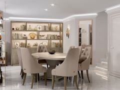  arredo artigianale su misura villa all'estero di Manufactory Design
