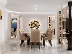  arredo artigianale su misura villa all'estero di Manufactory Design