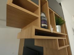 Arredo mobili artigianali casa abitazione privata a Pescara di Manufactory Design