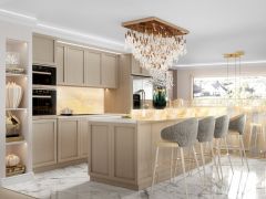  arredo artigianale su misura villa all'estero di Manufactory Design