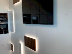 Arredo mobili artigianali casa abitazione privata a Pescara di Manufactory Design