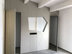 Arredo mobili artigianali casa abitazione privata a Pescara di Manufactory Design
