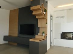 Arredo mobili artigianali casa abitazione privata a Pescara di Manufactory Design