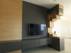 Arredo mobili artigianali casa abitazione privata a Pescara di Manufactory Design